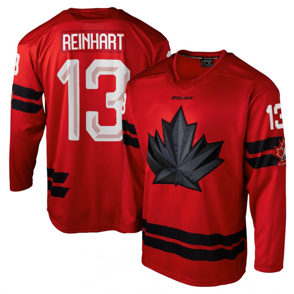 Sam Reinhart Hockey Bauer Canada 2026 Olympics Replica Jersey - Red-Pro Kit Vault | Brand New 26/27 Sports Jerseys